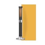 Swan Al Fresco Column Electric Patio Heater, SH16310N, Garden and Outdoor Heating, Adjustable Power Setting, 2000W, Tip Over Safety Switch, IP24 Approved, Stainless Steel Base, Black