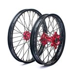 TARAZON 21/18 Wheel Rims Hub Set Circle Fit for H.o.n.d.a CRF250R 04-13 CRF450R 04-12 CRF 250X 450X 04-16