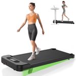 HomeFitnessCode Walking Pad Treadmill with 5% Incline, 8KM/H Under Desk Portable Treadmills for Home, Compact & Small, Ultra Quiet with LED Display, Remote Control with 130KG Capacity