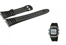 LUBA Resin Flexible Watch Replacement Compatible Strap Band - Black