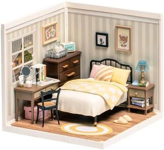 Wowood DIY Miniature House Kit, Super Creator Series Sweet Dream Bedroom, Coloful