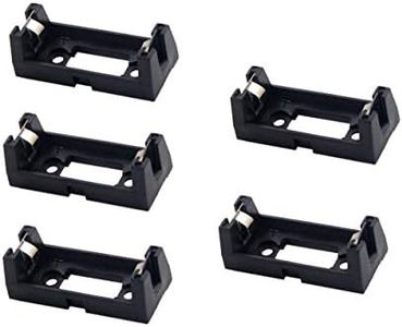 LampVPath (Pack of 5) CR123A Battery Holder Box Clip Case with PCB Solder Mounting Lead