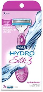 Schick Hydro Silk 3 Razors for Women with 2 Razor Blades Refills