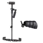 FLYCAM Redking Handheld Camera Stabilizer for DSLR Video & Film Cameras up to 7kg/15lb. Offers 3-axis Ball Bearing Rotational Control. Quick-Release Camera Platform (FLCM-RK-AB)