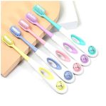 FunBlast Kids Toothbrush Cute Tooth Brush, Pack of 5 Pcs, PBT Soft Bristles Toothbrush for 3-12 Years old Children, Manual Toothbrush for Kids - Multicolor