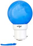 wipro Safelite N10004 B22 0.5-Watt Led Night Lamp (Pack of 3, Blue)