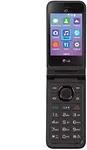 TracFone Carrier-Locked LG Classic Flip 4G LTE Prepaid Flip Phone- Black - 4GB - Sim Card Included – CDMA