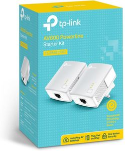 TP-Link AV600 Powerline Adapter Kit – Ethernet Extender, 2-Pack