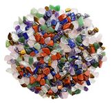 Mina Heal Chakra Stones Collection, Tumbled and Well Polished Healing Crystals/Gemstones (450 g (1 lb) Chakra Stones Size 10-20mm)