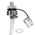 Aramox Fast Oil Drain Valve, Oil Drain Valve Metal M12‑1.25 Quick Twist Oil Drain Valve Universal Fit Engine Fast Operation Drain Valve Set