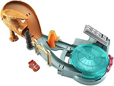 Fisher-Price Disney Pixar Cars Mini Racers Radiator Springs Spin Out! Spielset (GTK92) 6.3 in*20 in*10.9 in