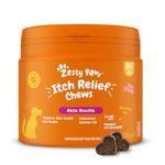 Zesty Paws Itch Relief Dog Chews | For itching or sensitive skin | For dogs who scratch, itch & lick excessively | Rich in Salmon Oil & Omega 3 Fatty Acids | Supplement - 90 Chew