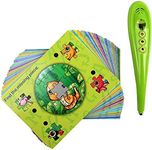 Boxiki kids Smart Answer Pen Fun Educational Learning Reading Pen for Kids. Includes 50 Double-Sided Alphabet Flashcards with 100 Questions. Great Preschool Learning Toys for Ages 3+