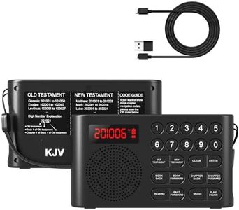 SavvyBloom KJV Audio Bible Player, Electronic Talking Audio Bible KJV Player with New & Old Testament for Easy to Travel with and Listen Words Anytime, King James Version