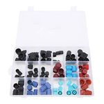 Air Conditioning Service Cap, 90pcs Car Air Conditioning Refrigerant Valve Core Protective Dust Cover Caps, A/C Port Cap Seal AC Refrigerant Port Cap