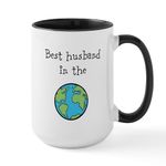 CafePress Best Husband in The World Mug 15 oz (444 ml) Ceramic Coffee Mug