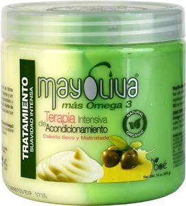 BOE Mayoliva Omega 3 Intensive Conditioning Therapy for Dry and Damaged Hair - 16 Oz, 16 Ounces