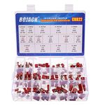 BOJACK 15 Values 150 Pcs Metallized Polypropylene Film DC Capacitor 400V/0.01uF ~ 0.56uF 630V/ 0.001uF ~ 0.068uF Assortment Kit