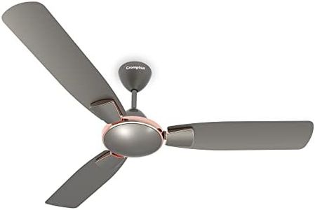 Crompton Highspeed Toro 1200 mm Designer Ceiling Fan | BEE Star Rated Energy Efficient | Anti-Dust | Active Power Technology | Upto 50% Less Heating | 2 Year Manufacturer Warranty | Warm Grey