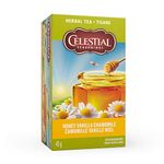 Celestial Seasonings Honey Vanilla Herbal Chamomile Tea, 20 Tea Bags per box (Pack of 6)