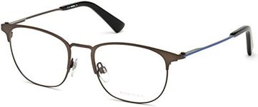 Diesel Grey Square Full Rim Frames for Men and Women - DL5354 52 009