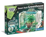 Clementoni Smart-Tech Greenhouse – Interactive STEM Plant Science Kit with Sensors, LCD Screen and Growth Modes for Kids 8+