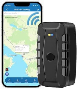 TKMARS TK918 Localizador GPS para Coche, 20000mAh Batería de Larga Duración Dispositivo de Seguimiento GPS Magnético Fuerte en Tiempo Real sin Suscripción