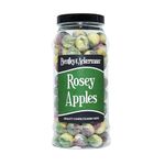 Rosey Apples Sweets - (620g) Original Retro Boiled Rosey Apples Sweets Gift Jar By Bentley & Ackerman's Sweet Shop.