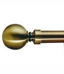 200cm 28mm Trade Packed EYELET Curtain pole Antique Brass (no rings)