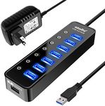 Powered USB Hub 3.0, Atolla 7-Port 