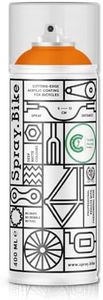 Spray.Bike Spray Paint | Designed Mainly for Bicycles | Multi-Use Acrylic Spray Paint for Metal, Plastic | High Coverage Bike Paint, 400ml, Meise Orange