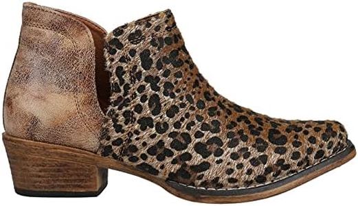ROPER Womens Ava Snip Toe Casual Boots Ankle Low Heel 1-2" - Brown - Size 8.5 B