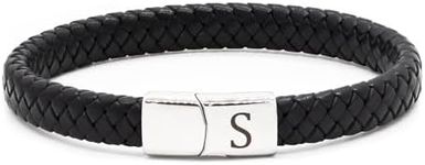 HAYOUWAY Mens Leather Bracelet with