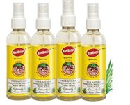 RunBugz Natural Mosquito Repellent Body Spray with Citronella and Lemon Grass – 100 ml (Pack of 4)