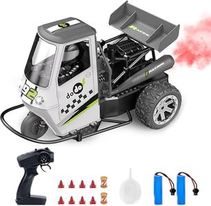 ACAMMZAR Macchina Telecomandata, 1:16 RC Motociclette per Bambini, 22+Km/h Camion Auto Telecomandata, 2.4GHz RC Car con 2 Batterie,Sterzo Proporzionale, Spray, Musica, Luci per Adulti