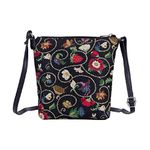 Signare Tapestry Style Crossbody Handbag in a choice of wonderful patterns (Jacobean Dream)