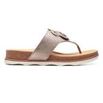 Clarks Brynn Style Taupe Metallic, 7