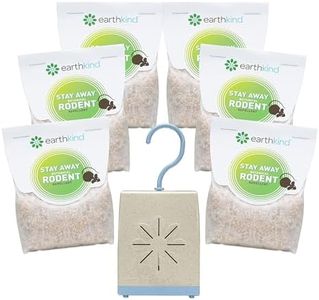 Stay Away Rodent Repellent Pest Control Scent Pouches - All Natural, Environmentally Friendly, No Mess (6-Pack + Extended Release Pouch Pod)