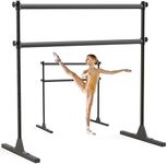 SELEWARE Height Adjustable Ballet Barre Freestanding Ballet Bar Heavy Duty Dance Bar Support Barre Movements Body Stretch Pull-ups, Sturdy Construction Never Fall Apart, Anti-Slip