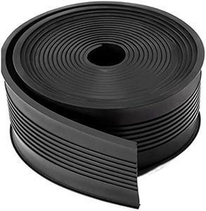 Garage Door Seal Strip, Garage Door Bottom Weather Stripping Replacement Universal Garage Threshold Rubber Seal T Ends, 3.74" Width x 20 Feet Length