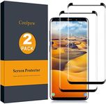 【2-PACK】Coolpow Designed for Samsung Galaxy S8 Plus Screen Protector Case Friendly, Anti-Bubble, 3D Curved, Samsung S8 Plus Screen Protector S8+Tempered Glass cell Phone Film【NOTE:not for S8 & NOTE 8】