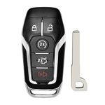 CAUORMOTE Key Fob Replacement for Ford Mustang Fusion Explorer Edge Lincoln MKC MKX MKZ, 5 Buttons Keyless Entry Remote Start Control Compatible with FCC ID: M3N-A2C31243300 P/N:164-R7989