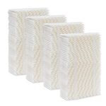 Pokin Humidifier Filter HDC411 Compatible with AIRCARE Essick Air HDC411 Emerson MoistAIR HD1205 HD12050 HD1211 HD12110 Replacement Wicking Filter Sears Super Wick Filter (Upgraded Version) 4 Pack