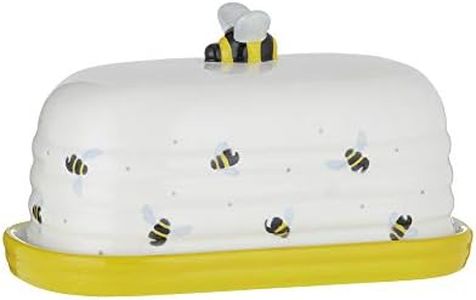 Price & Kensington Sweet Bee Ceramic Butter Dish