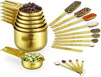 Wildone Gold Measuring Cups & Spoon