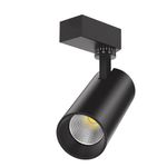 Goldmedal Figo 10W (Body Colour: Black) LED Track Light - Warm White (3000K) | Pack of 1 | Suitable for 2 Wire Single Phase Power Track | Beam Angle: 36° | for Indoor Use | Up to 85 Lumens per Watt