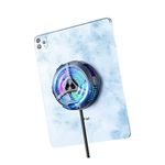 TEESSO iPad Cooler, 3.9 inch Diameter Magnetic Tablet Cooler, ipad Cooling pad Phone Cooling Fan 20W Power Driver, Temperature Display Radiator for iPhone iPad Portable Laptop Cooler