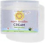 California Baby Super Sensitive Cream (Unscented) | Plant-based | Allergy Friendly | No Added Fragrance | Baby Sensitive Cream & Moisturizer for Dry, Very Sensitive Skin | 4oz.