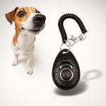 YellowCult Dog Clicker for Training with Wrist Strap | Single Pack Pet Training Clicker for Dogs Cats Horses Birds | Loud Sound, Easy Button, Durable Design | Puppy Obedience & Behavior Trainer Tool