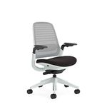 Steelcase Series 1 Ergonomic Office Chair With LiveBack Lumbar Support And 4D Armests Nickel/Anthracite